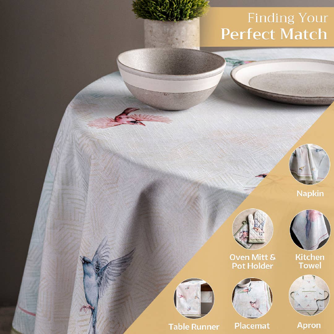 Flying Birds Tablecloth (Various Sizes) | Maison d'Hermine