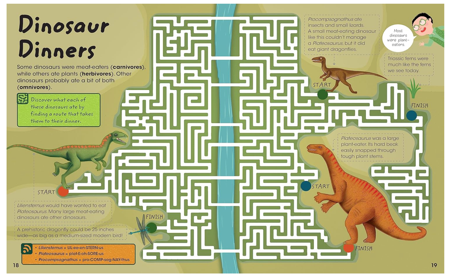 Dinosaur Facts and Activity Book with Stickers for Kids | Cottage Door Press