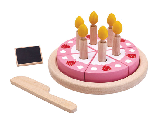 Wooden Birthday Cake Set | PlanToys