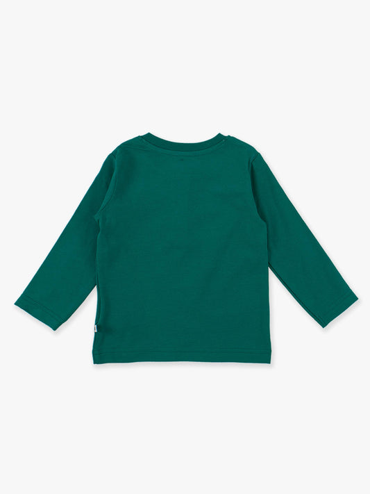 Emerald Green Henley Tee | RuffleButts + RuggedButts