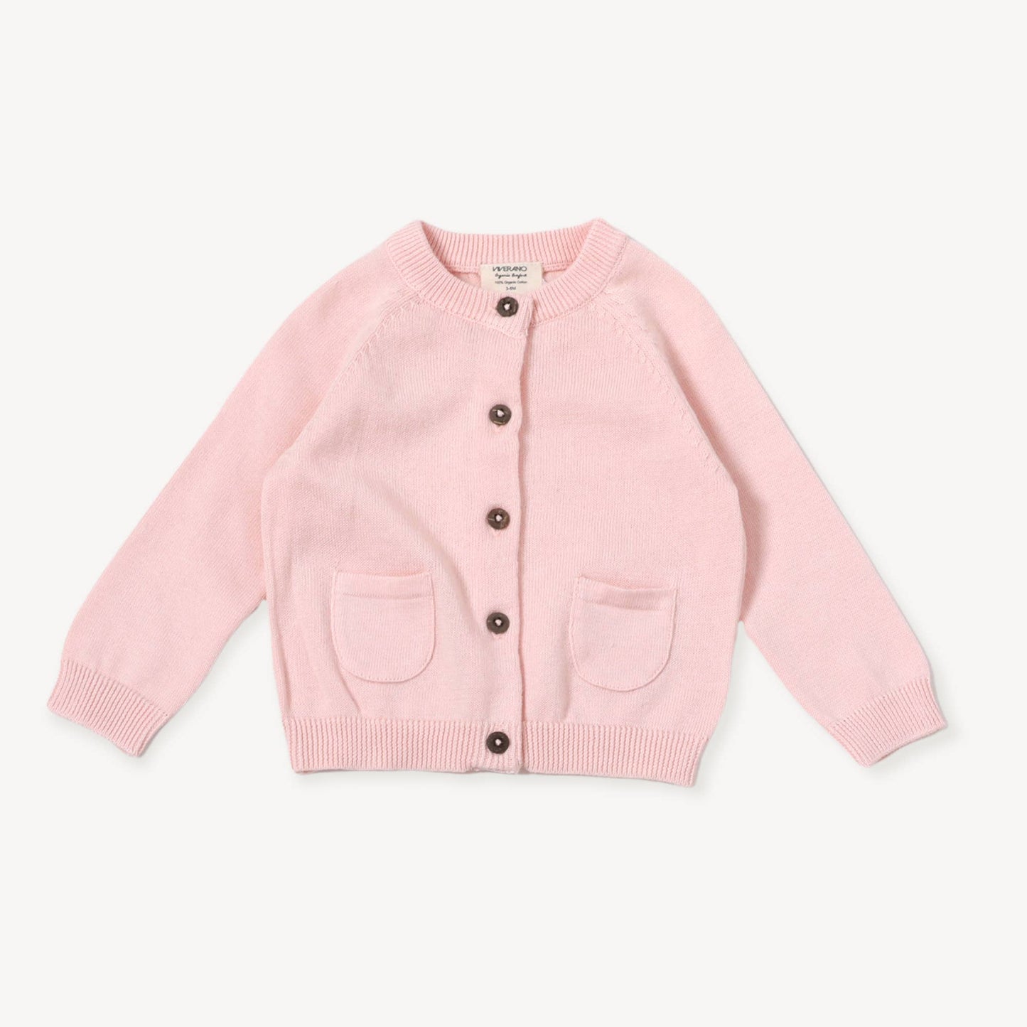 Milan Pastel Organic Cardigan | Viverano Organics