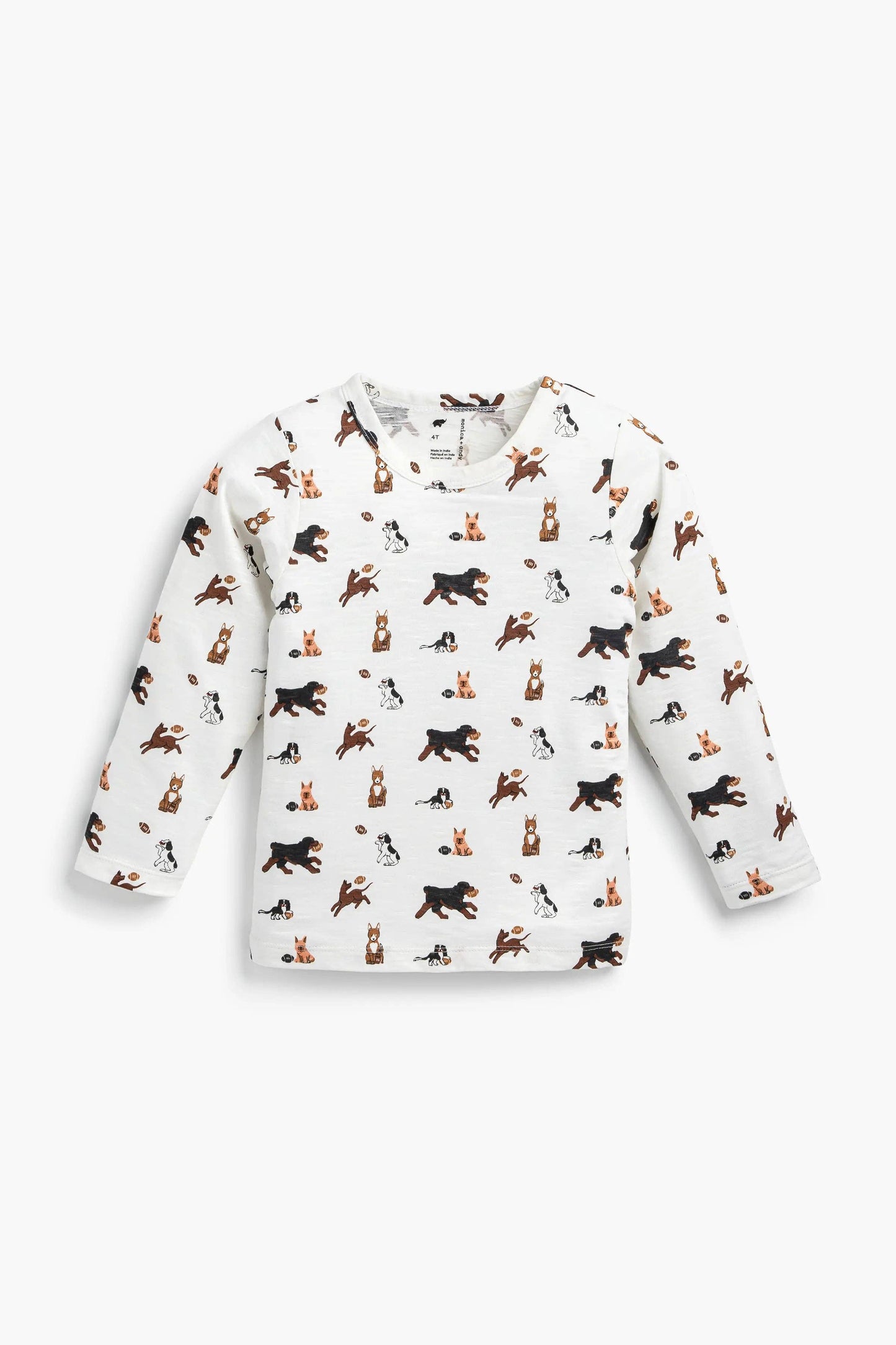 Football Pups Tee | Monica + Andy