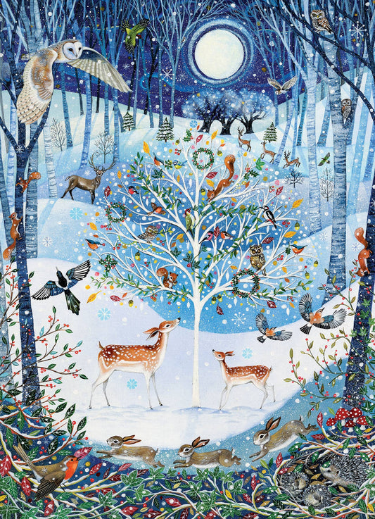 Winter Woodland - 500pc Puzzle | Cobble Hill Puzzles
