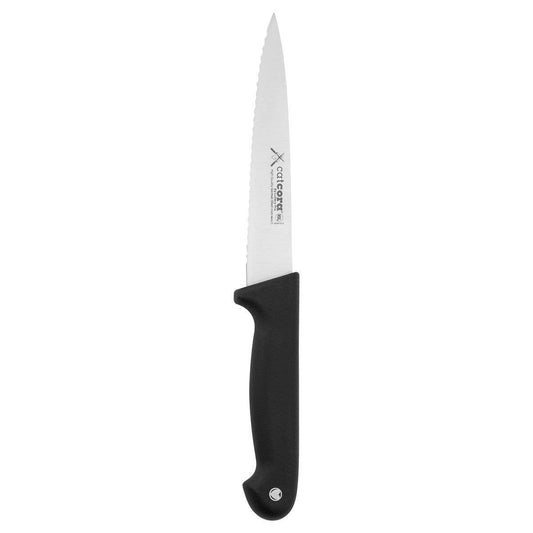 Cat Cora Soft-Grip Handle Serrated Utility Knife | HIC Kitchen