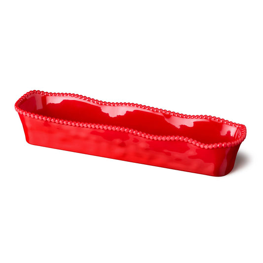 Perlette Red Melamine Cracker Tray | Certified International