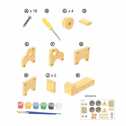 DIY Wooden Truck | Egmont Toys