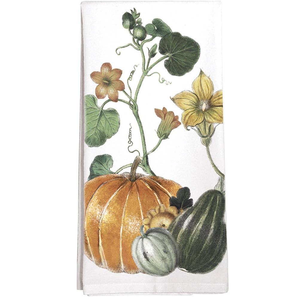 Pumpkin Vine Towel | Mary Lake-Thompson