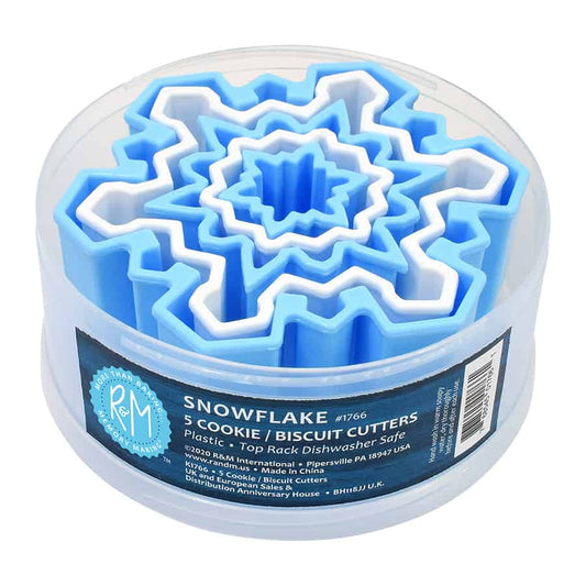 Snowflake Plastic Cutter Set | R&M International