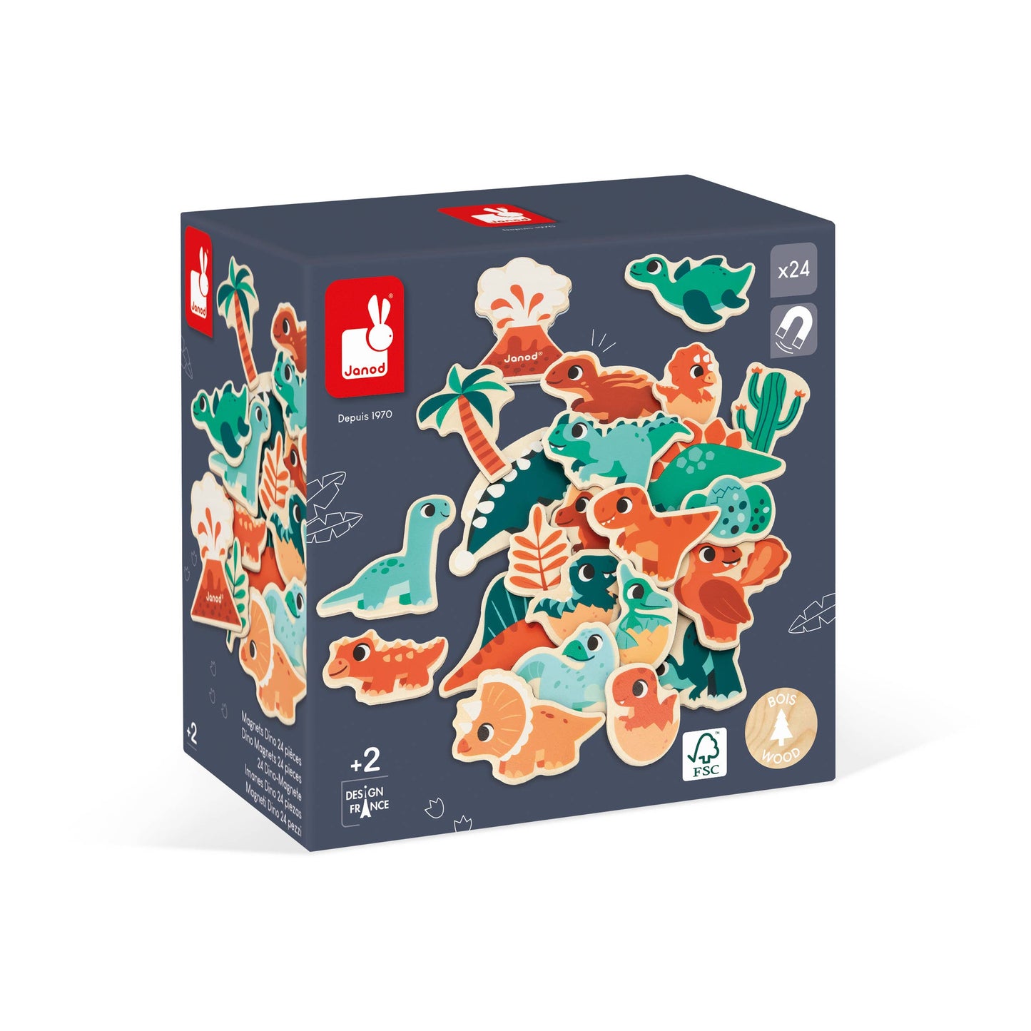 Set of Magnets - Dino | Janod
