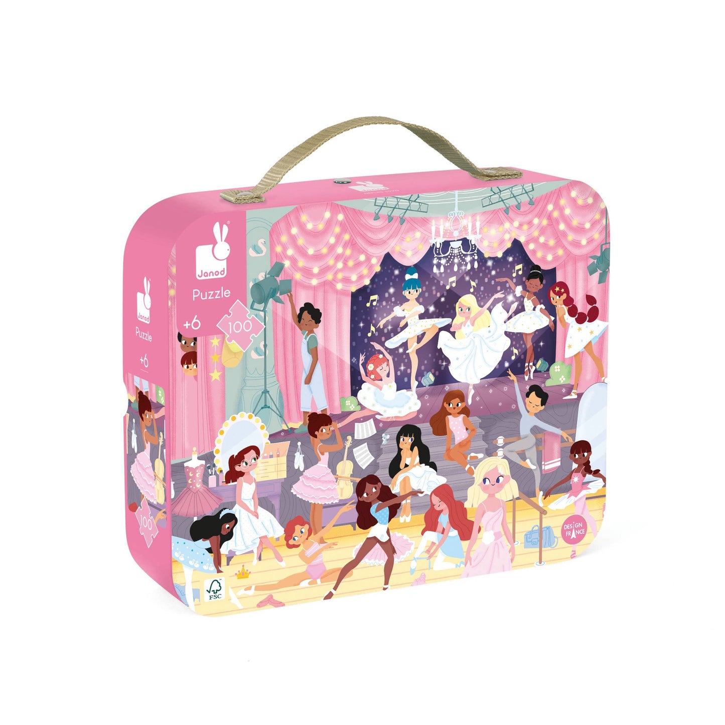 100 pc Ballerina Dancers Puzzle | Janod