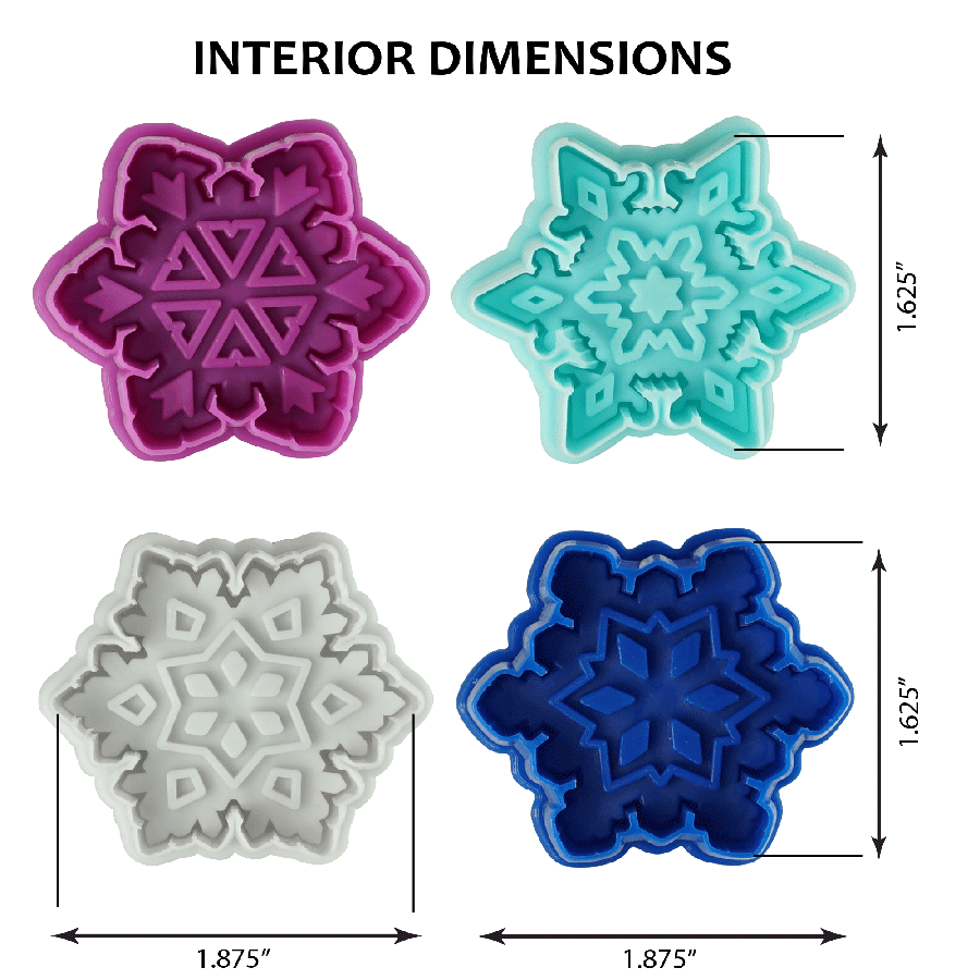 Snowflake Pastry & Cookie Stampers | R&M International