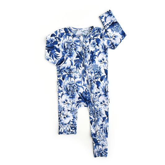Hattie Ruffle Zip Romper | Gigi & Max