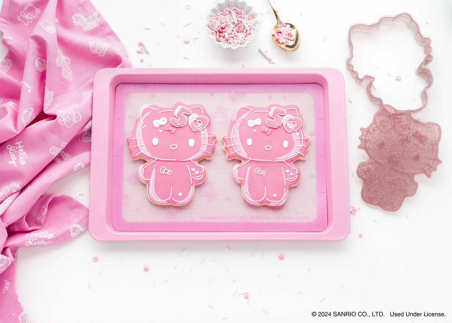 Hello Kitty® 50th Anniversary Cookie Stamp and Cutter | Handstand Kitchen