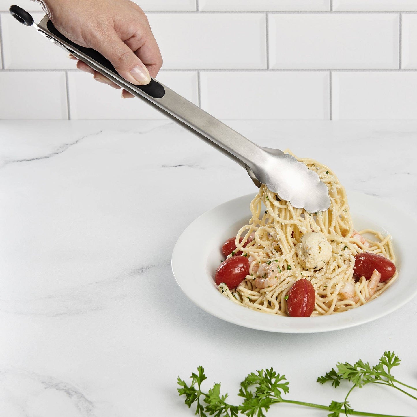 12" Cutlery-Pro Tongs | HIC Kitchen
