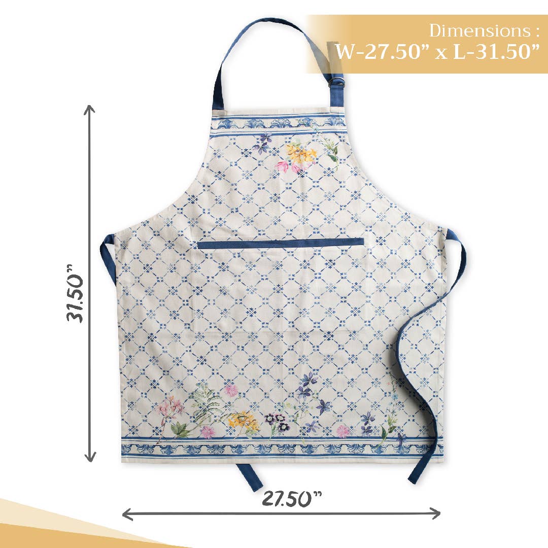 Faience Apron | Maison d'Hermine