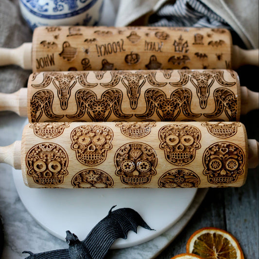 Spooky Halloween Embossing Rolling Pin | Boon Homeware