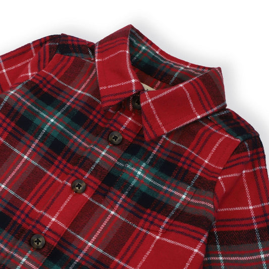 Long Sleeve Button Front Romper | Hope & Henry