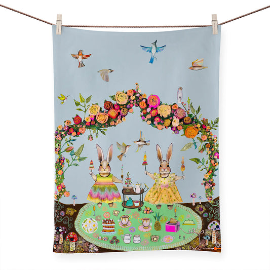 Cotton Printed Tea Towel (Various Prints) | Greenbox Art