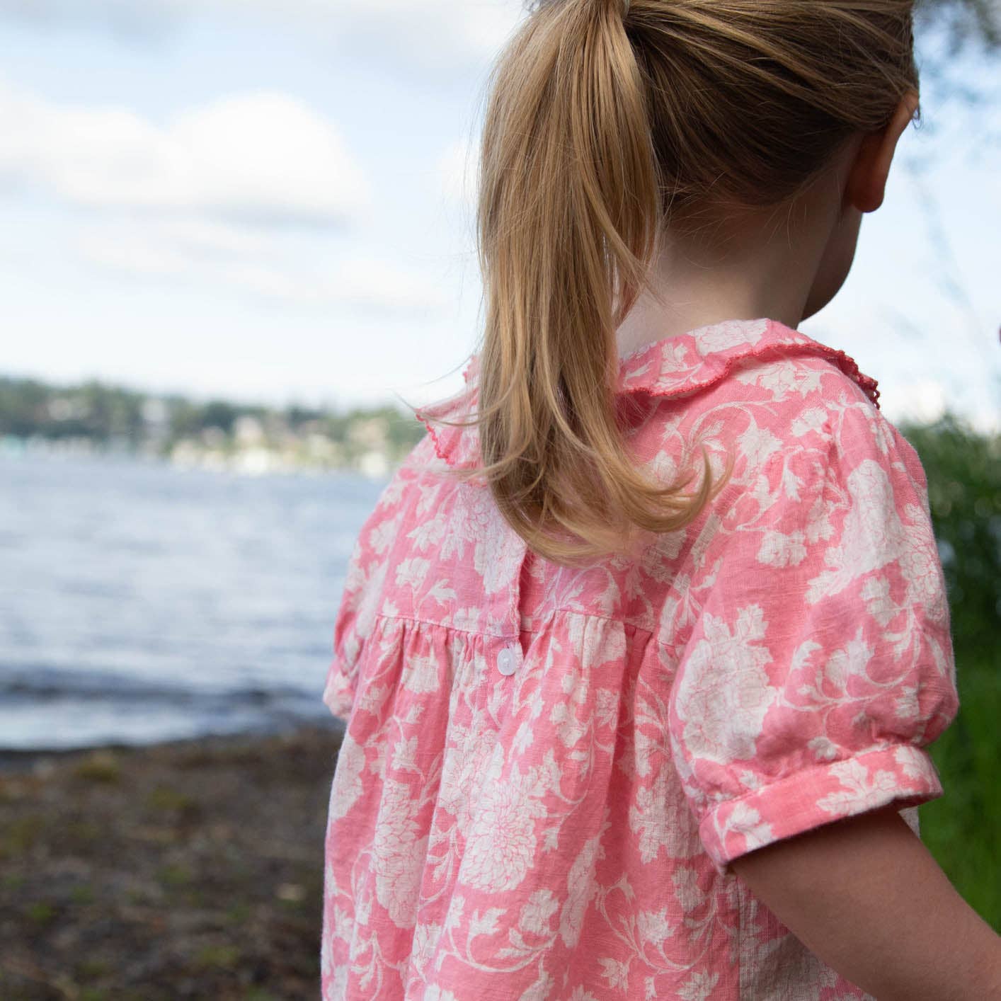 Emily Dress - Lille Pink Floral | Beet World