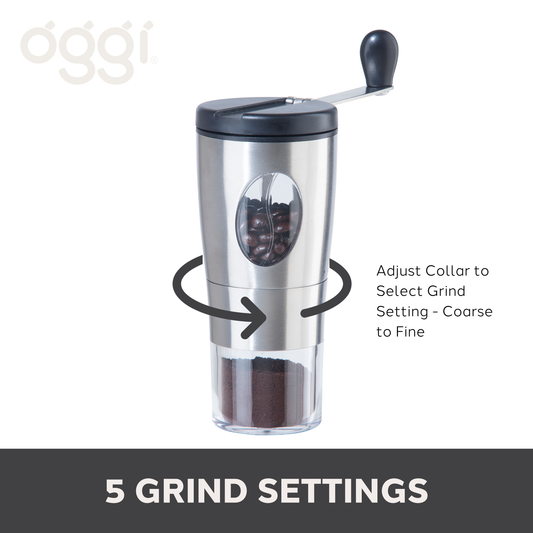 Stainless Steel Coffee Grinder | Oggi