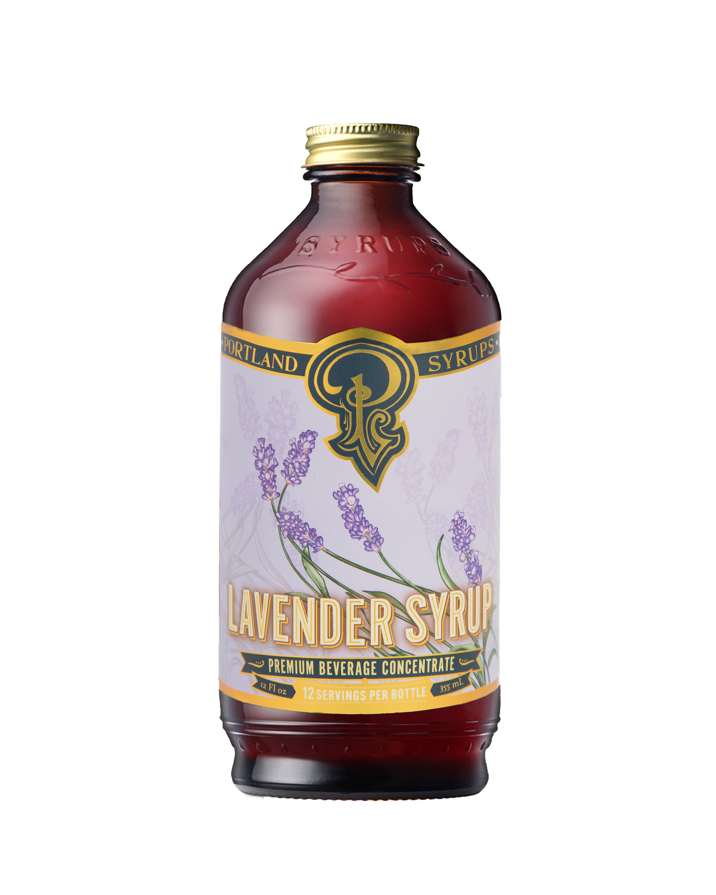 Lavender Simple Syrup - 12oz | Portland Syrups