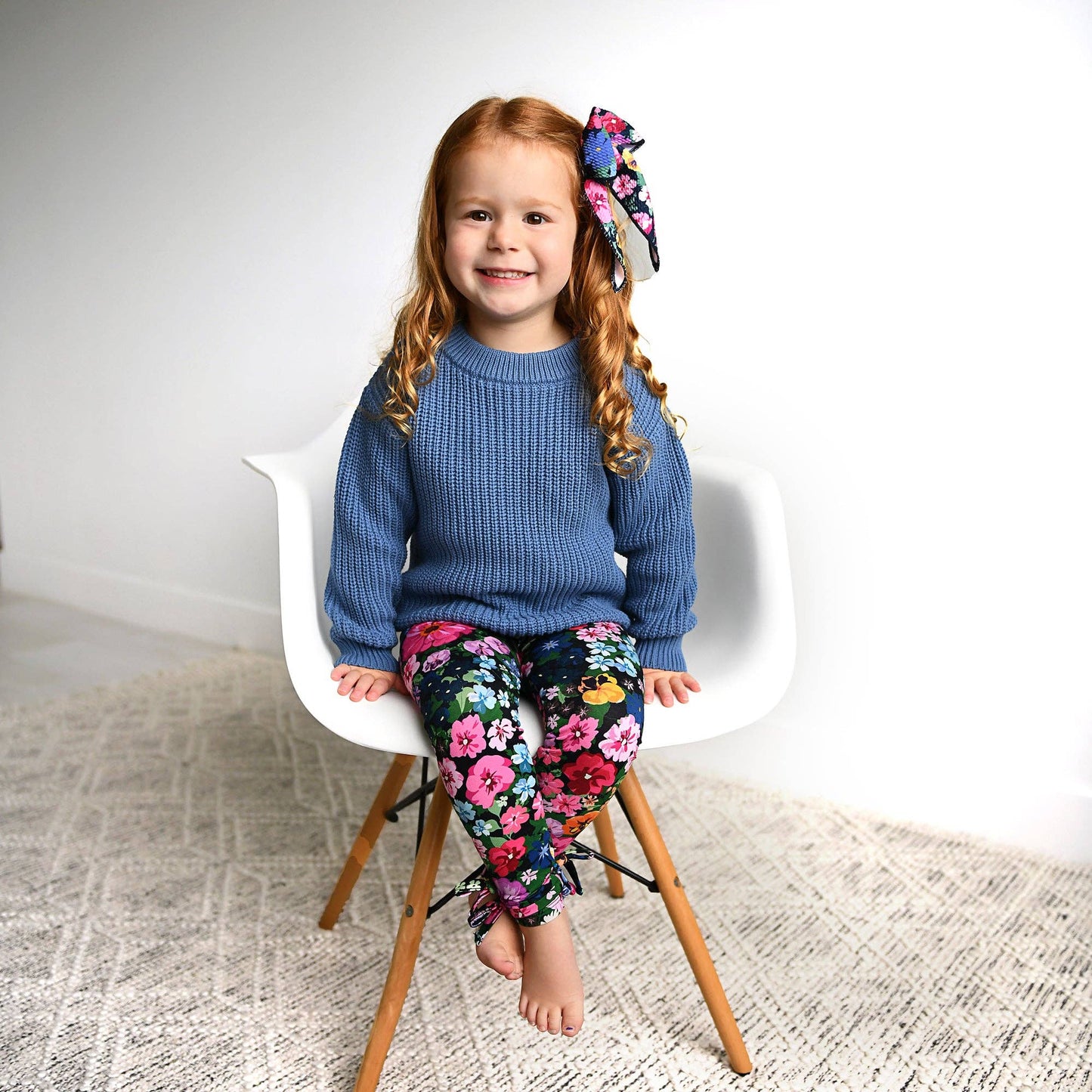 Steel Blue Sweater | Gigi & Max