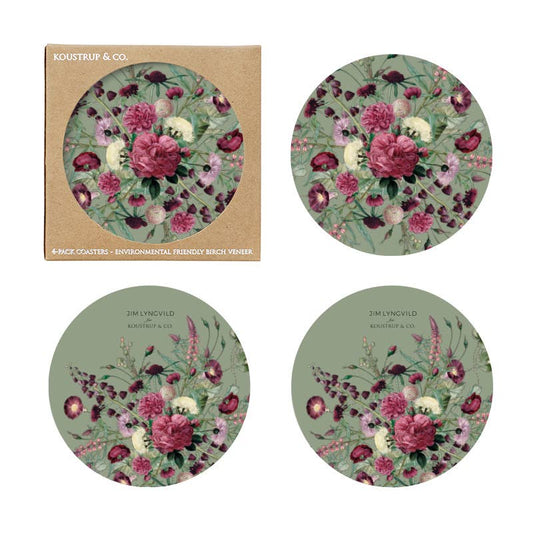 Blossom Flower Coaster Set | Koustrup & Co
