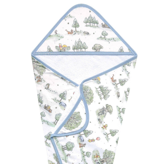 Hundred Acre Wood Premium Baby Knit Hooded Towel | Copper Pill