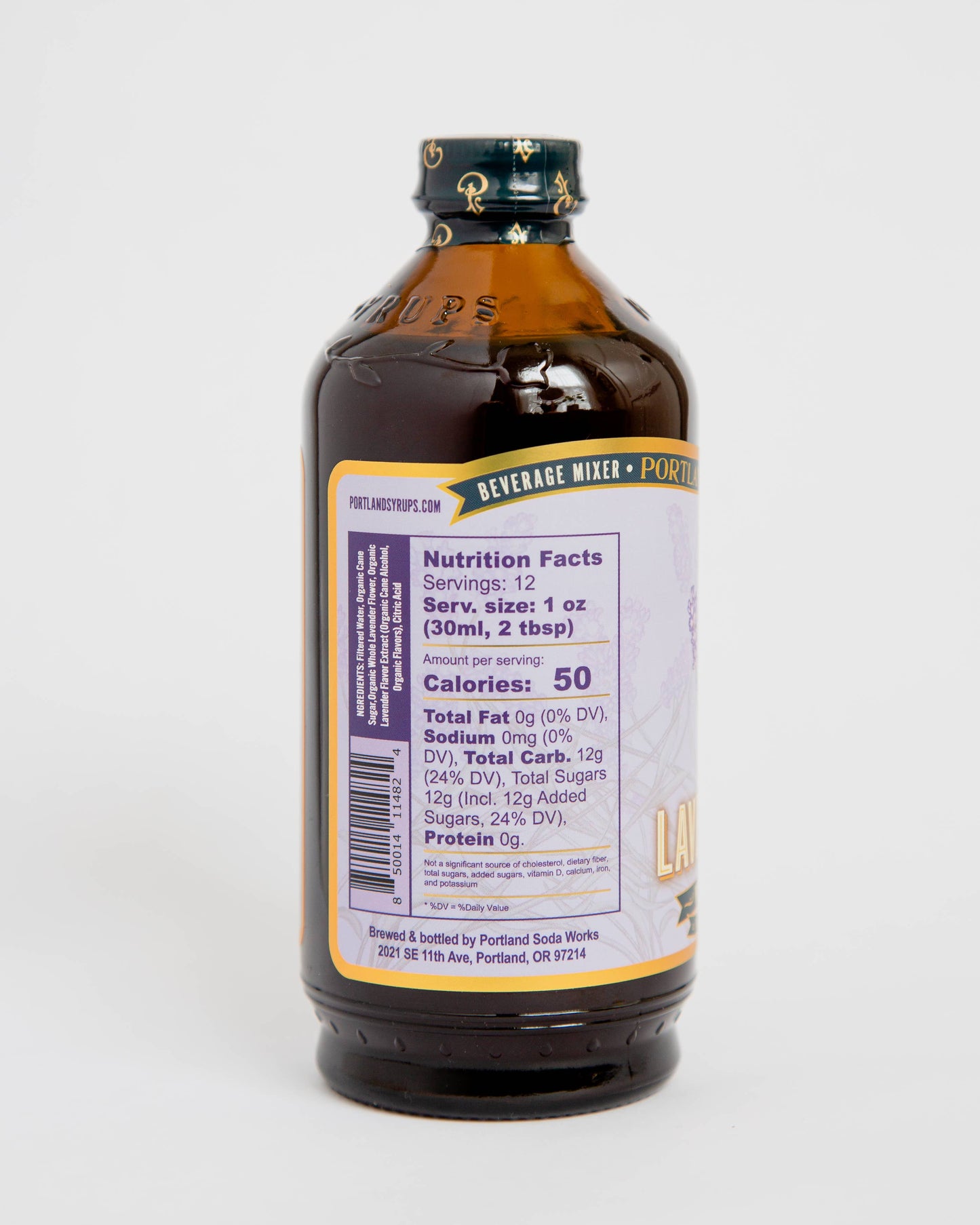 Lavender Simple Syrup - 12oz | Portland Syrups