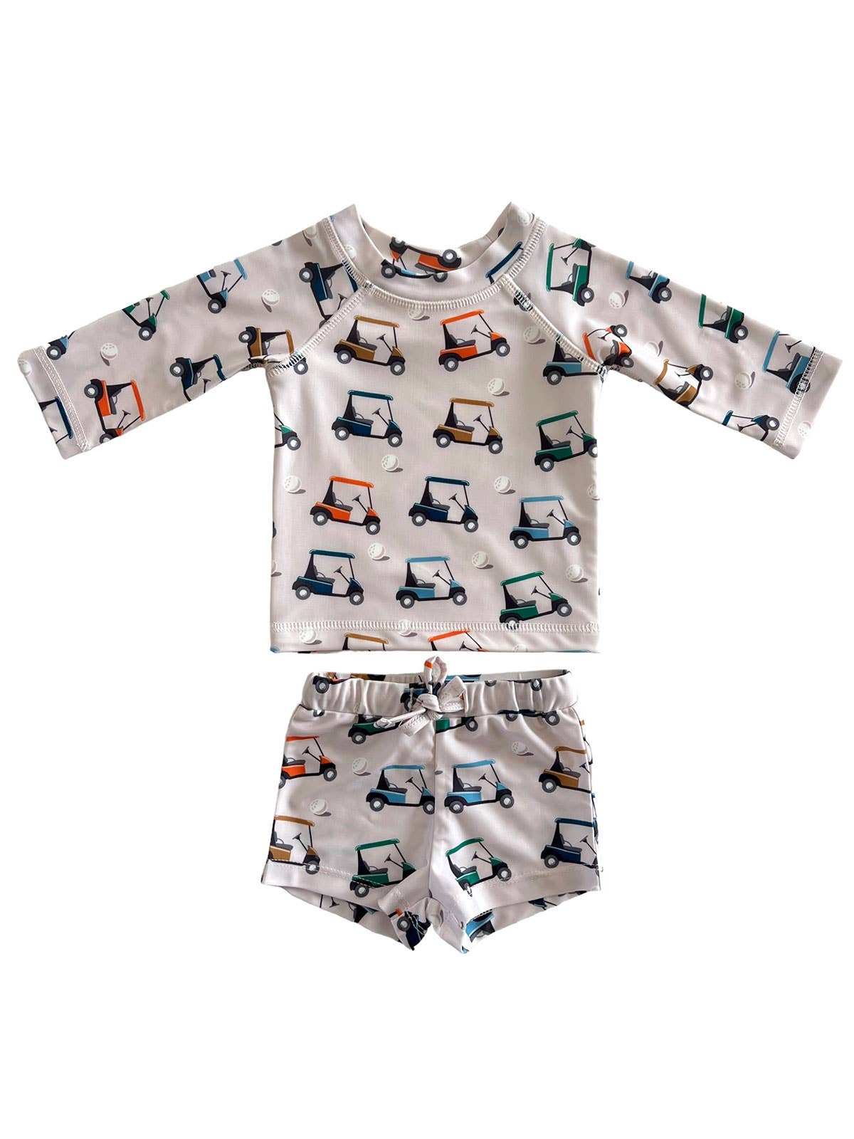 Golf Cart Rashguard Swim Set | Siix Collection