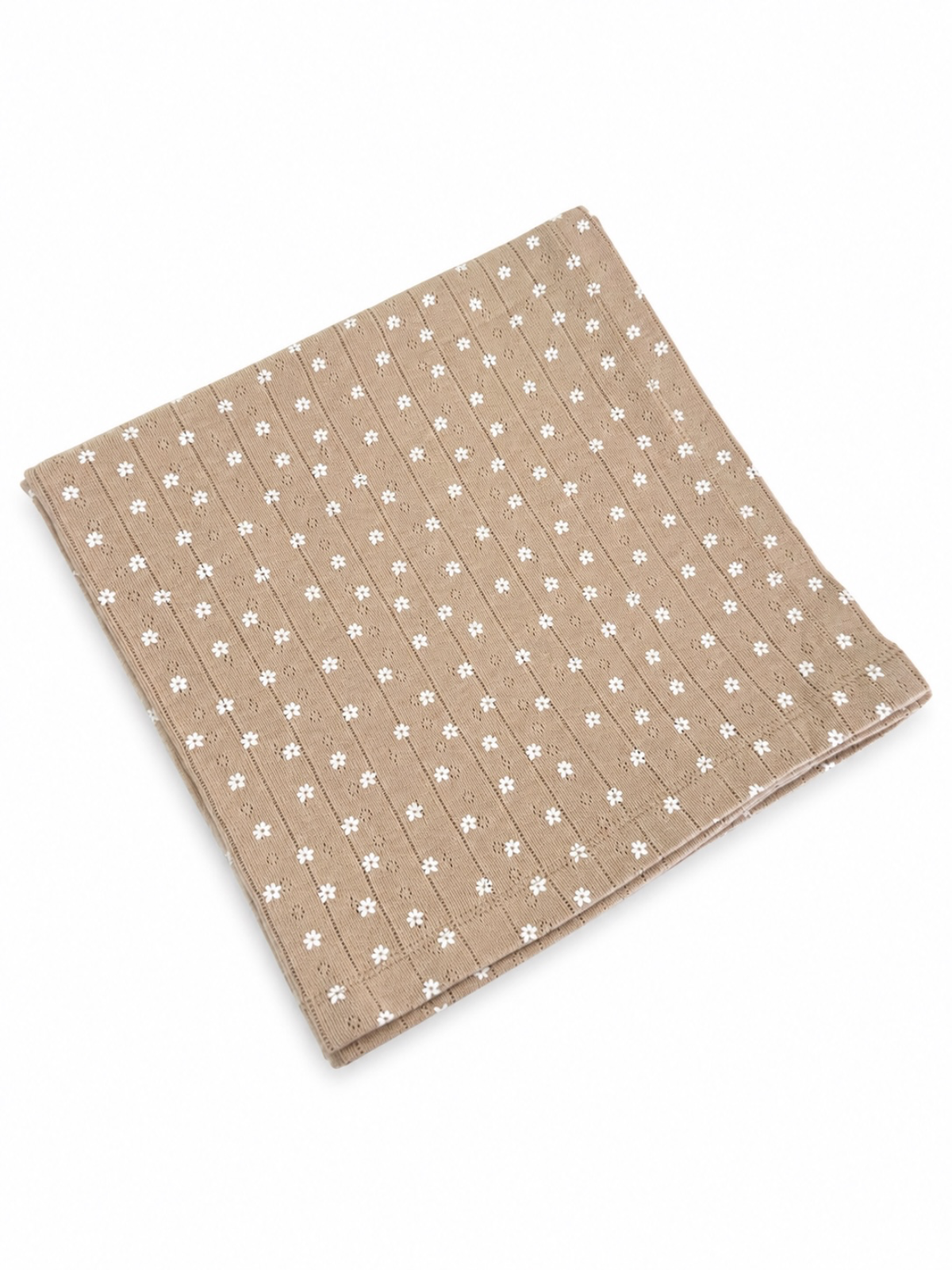 Almond Bloom Pointelle Swaddle | Siix Collection