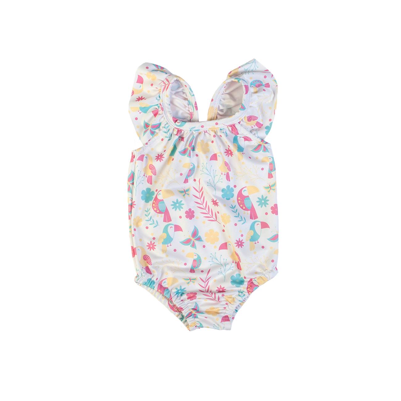 Pink Toucan Swimsuit | FS Baby