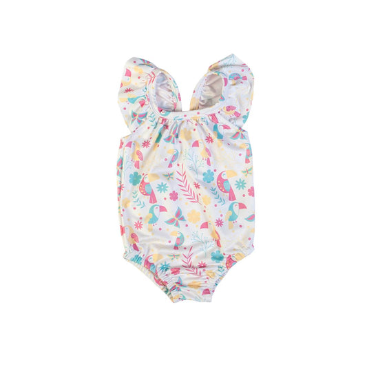 Pink Toucan Swimsuit | FS Baby