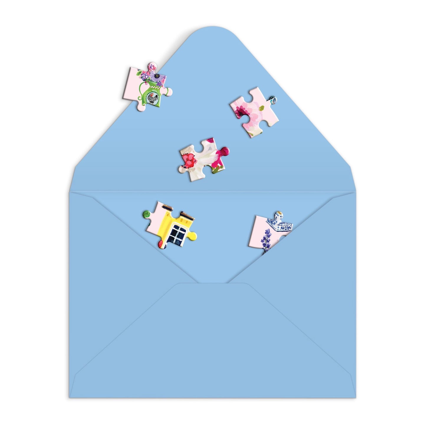 Buzzy Bouquet Puzzle Greeting Card | Galison