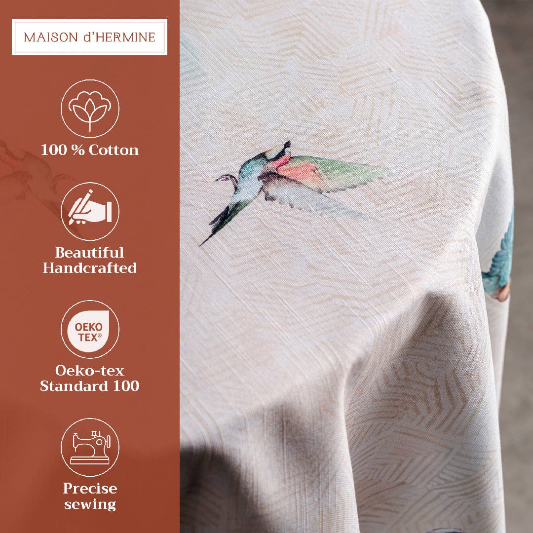 Flying Birds Tablecloth (Various Sizes) | Maison d'Hermine