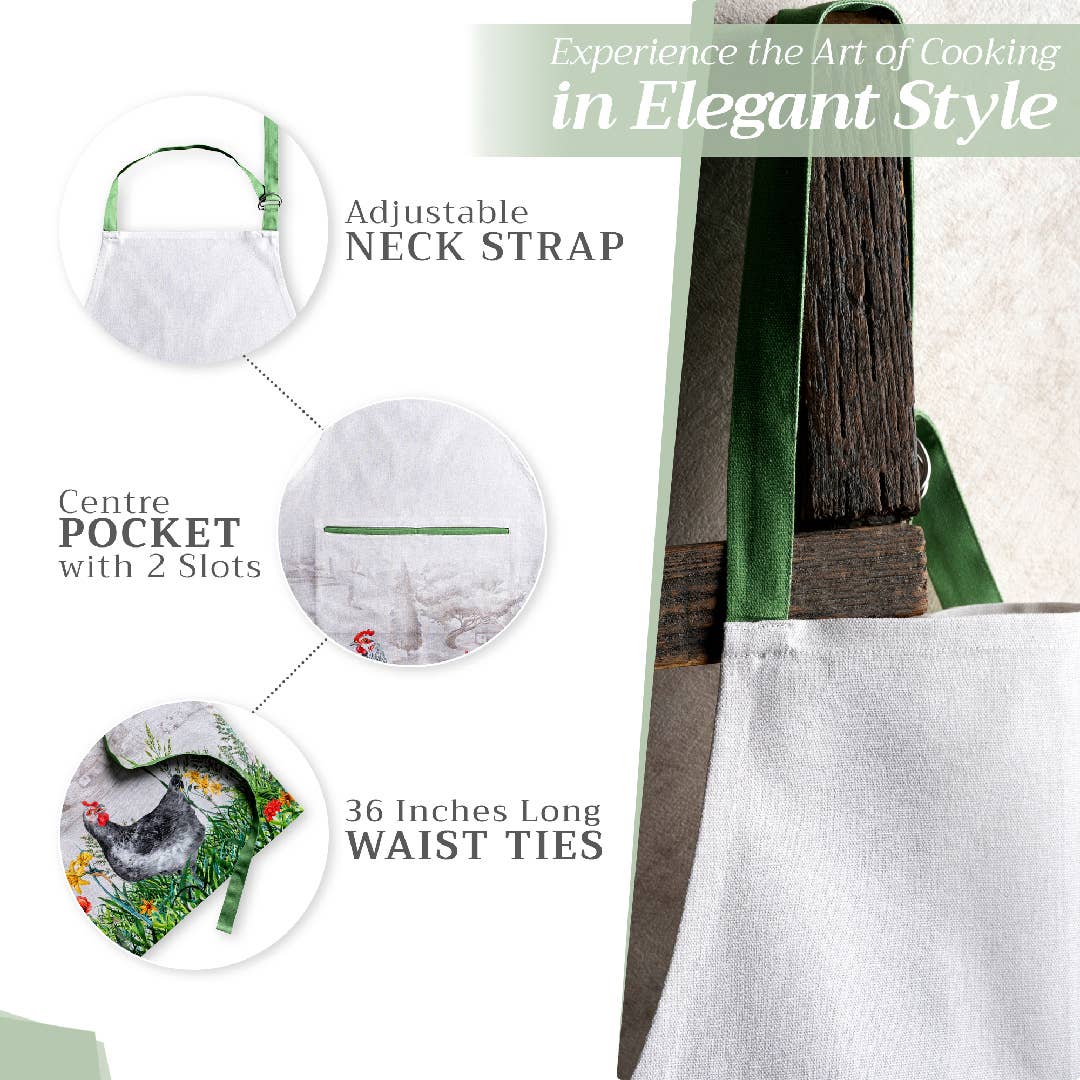 Basse Cour Apron | Maison d'Hermine