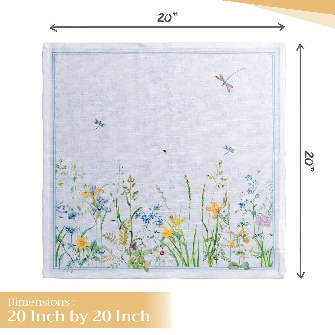 Fleurs De Mai Cloth Napkins - Set Of 4 | Maison d'Hermine