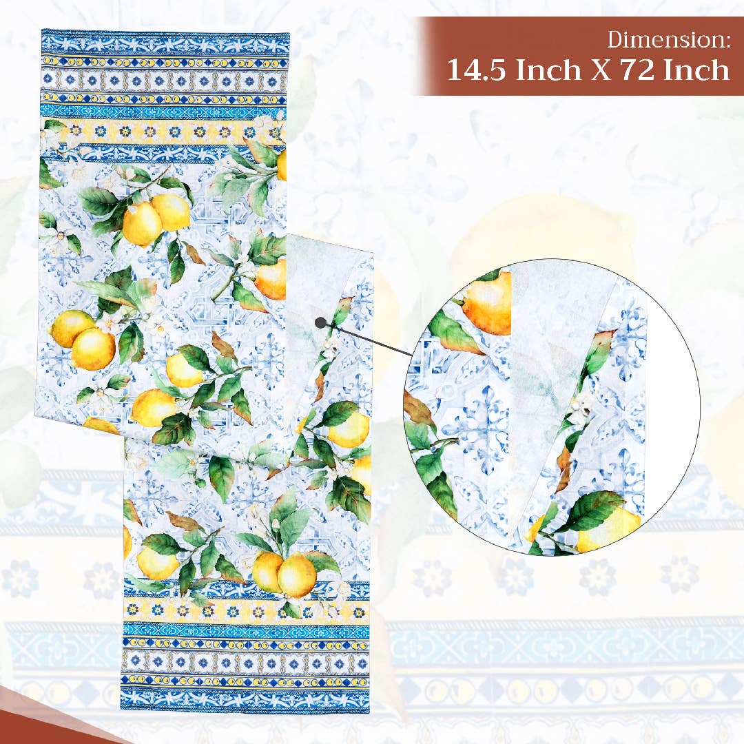 Citrus Table Runner | Maison d'Hermine