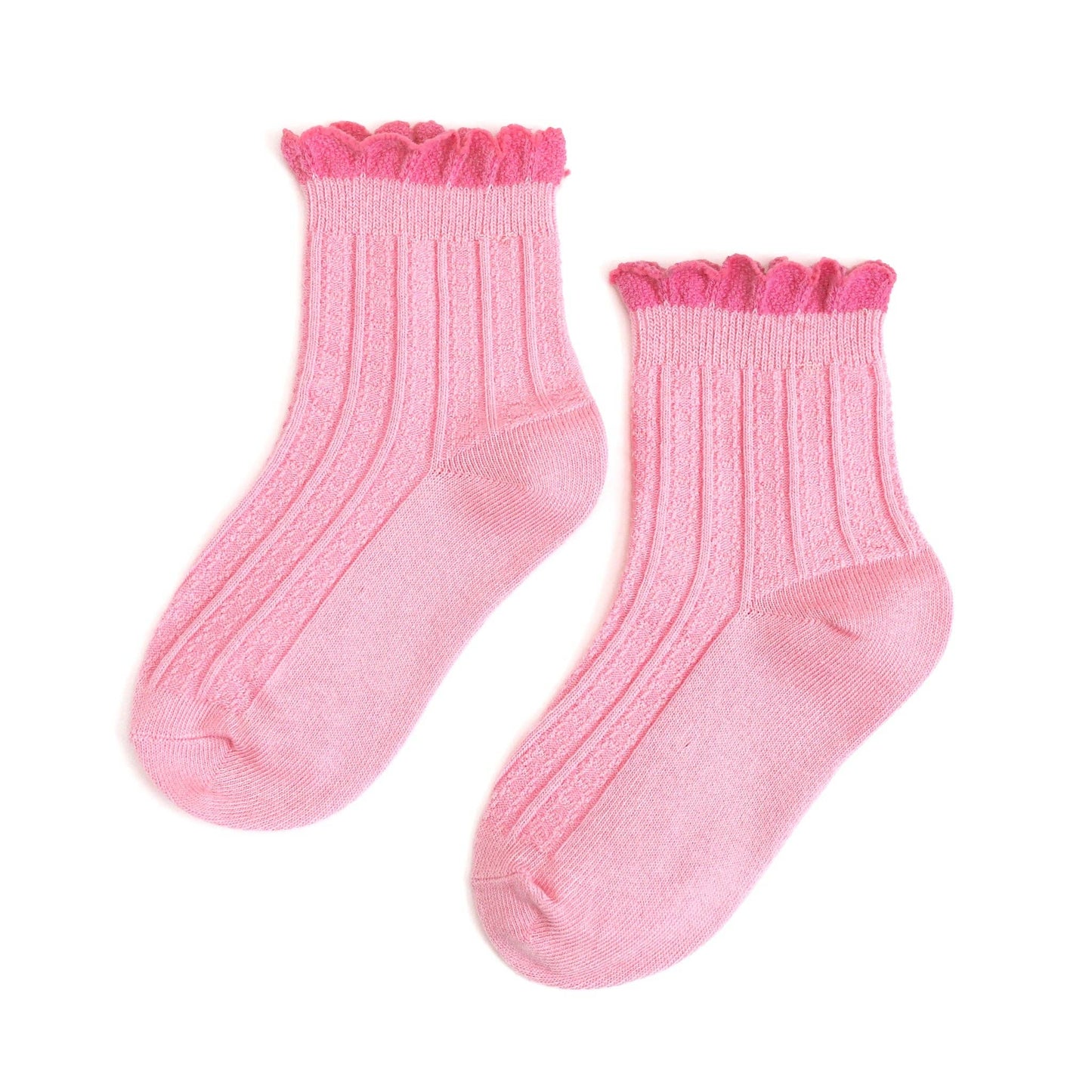 Blossom Frill Midi Socks | Little Stocking Co.