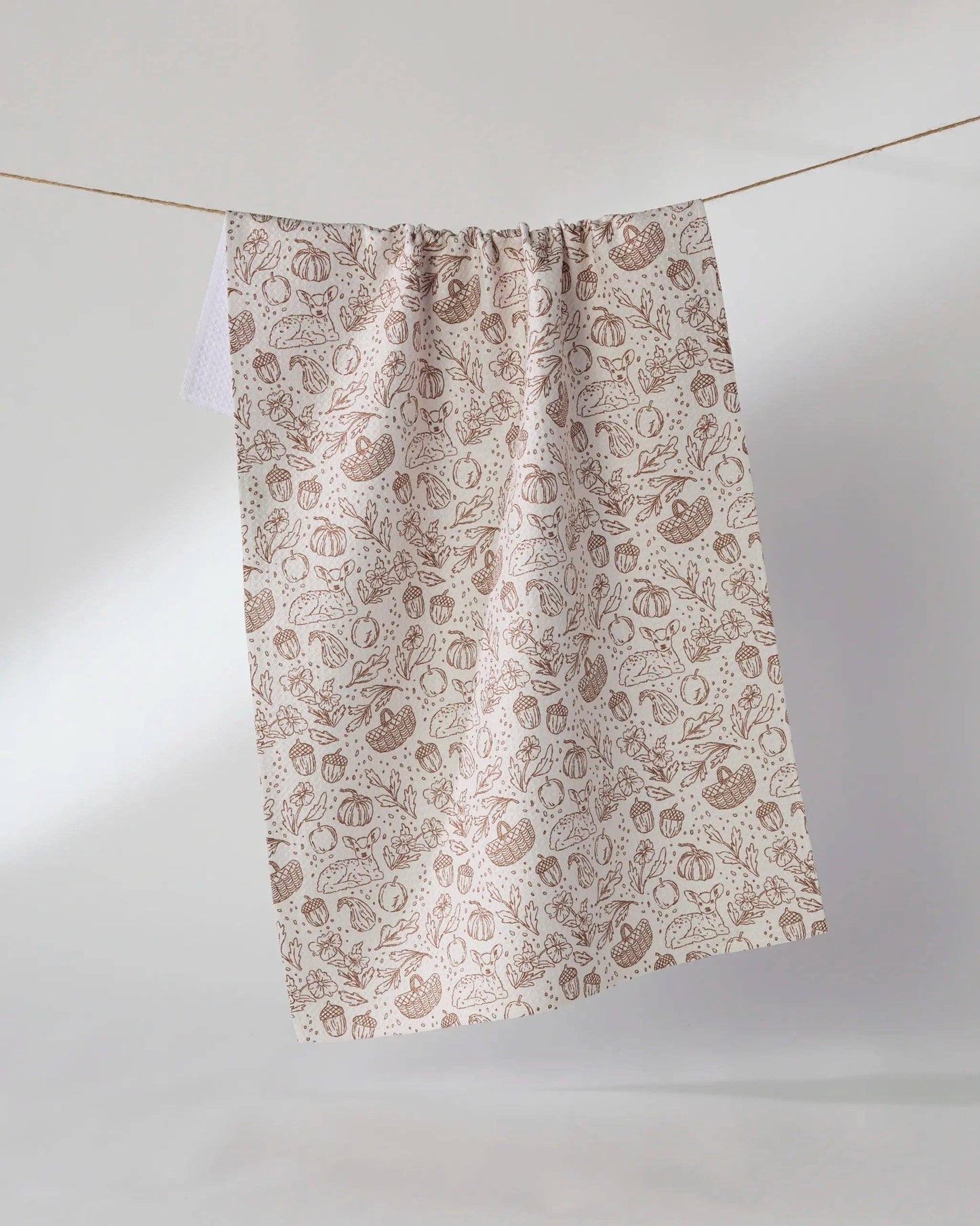 Cozy Flora Tea Towel (Various Colors) | Geometry