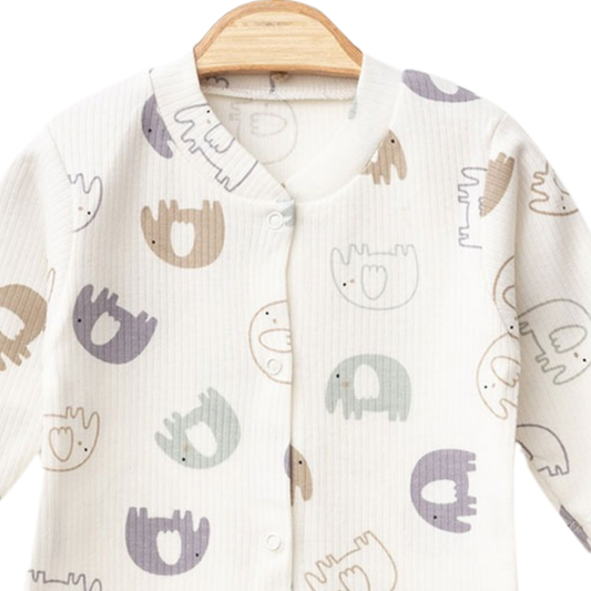 Elephant Baby Romper | Himmelberg Baby