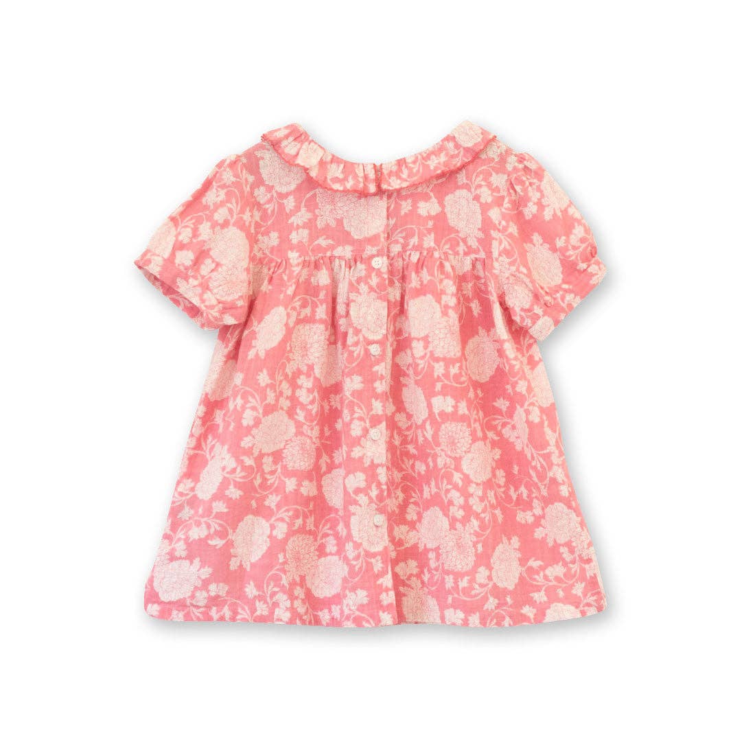Emily Dress - Lille Pink Floral | Beet World