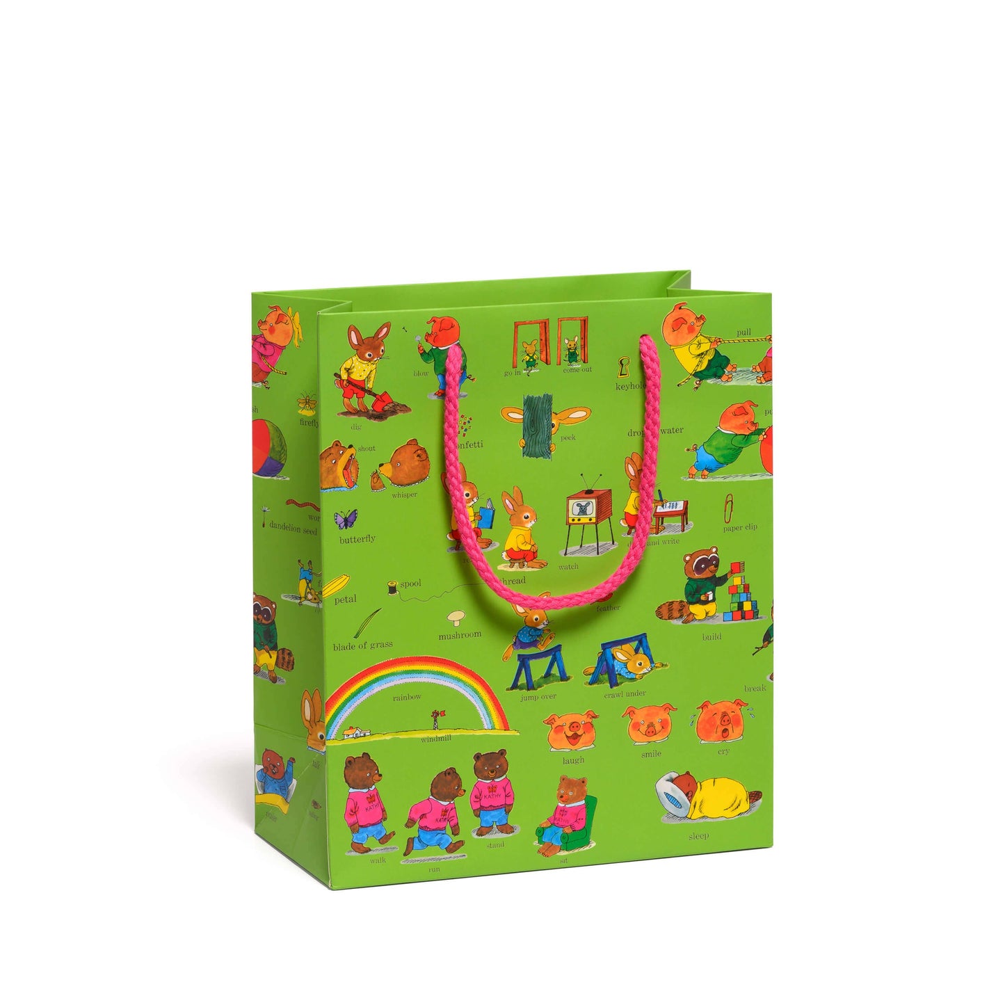 Richard Scarry Busytown Best Words Gift Bag | Red Cap Cards