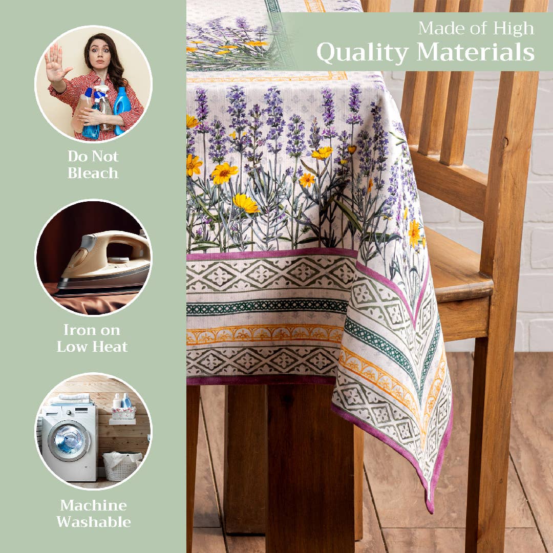Fanny Lavender Tablecloth (Various Sizes) | Maison d'Hermine
