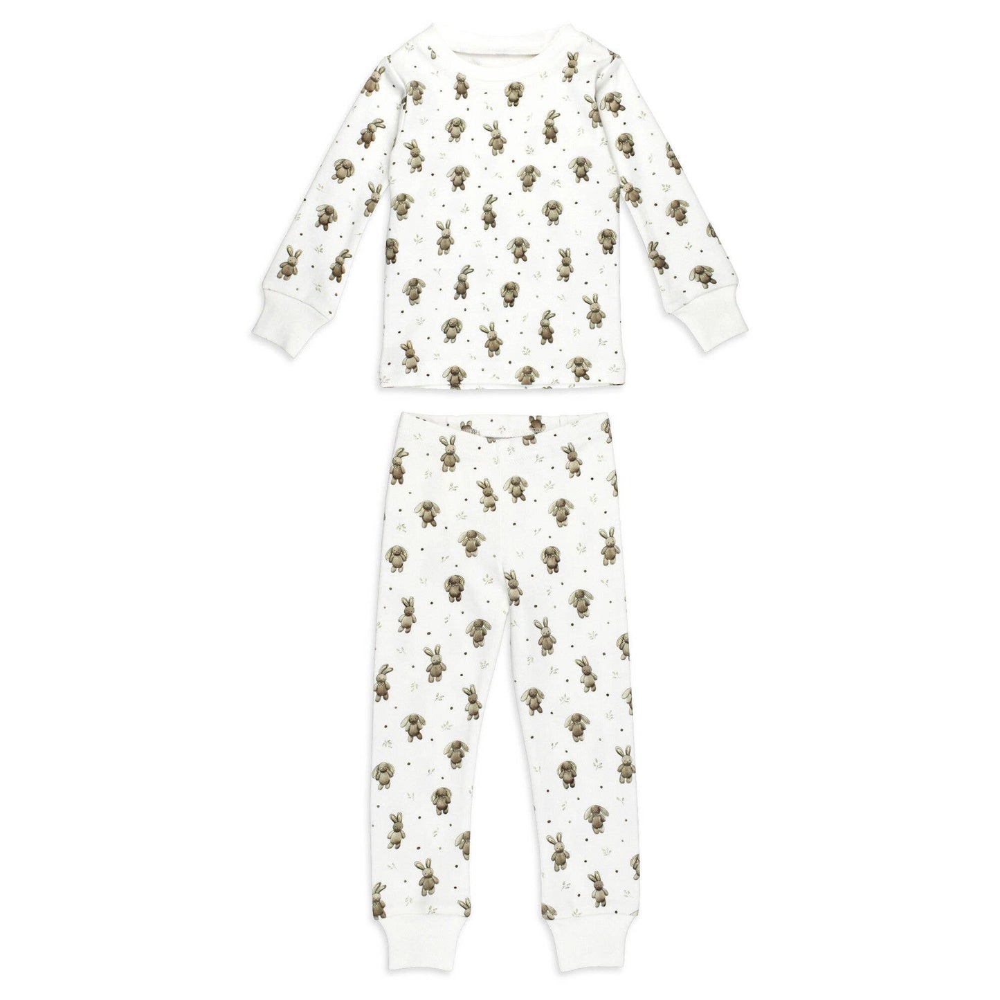 Bunny Shadow Organic PJ Set | L'ovedbaby