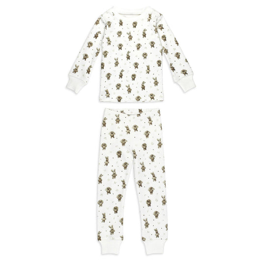 Bunny Shadow Organic PJ Set | L'ovedbaby