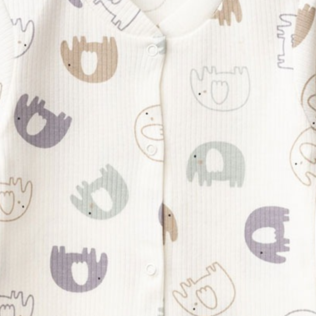 Elephant Baby Romper | Himmelberg Baby