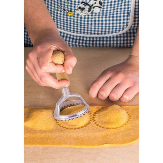Fantes Ravioli Stamp- 2" Fluted Round Stamp | HIC Kitchen