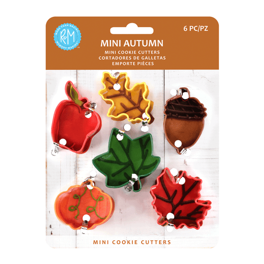 Mini Autumn Cookie Cutter Set | R&M International