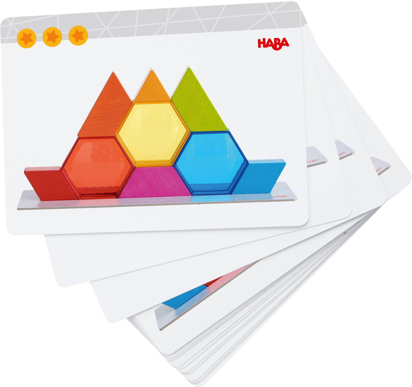 Color Crystals 15 Piece Stacking Game | HABA
